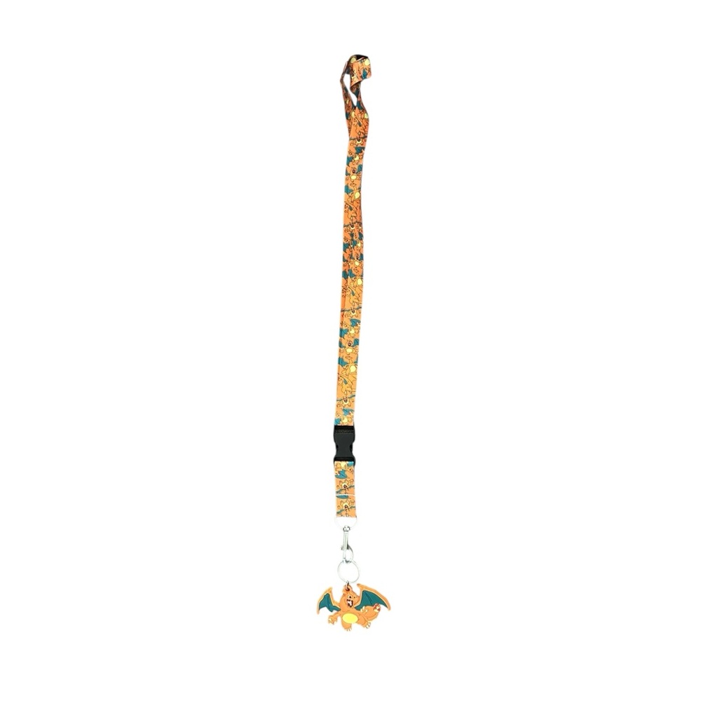 Charizard Pokémon Lanyard w/ Keychain – Brand New 🔥
